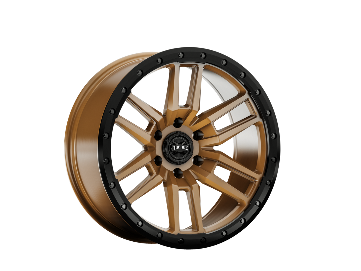 Torque Pritchett | Bronze w/Black Lip | 17x9 | 6x5.5 | 0mm | TW411C-1790760700