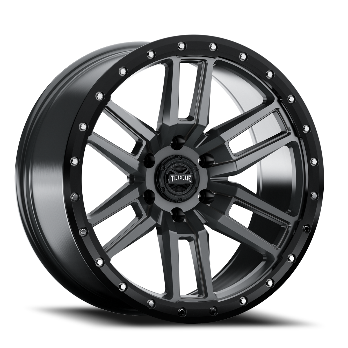 Torque Pritchett | Anthracite w/Black Lip | 17x9 | 6x5.5 | 0mm | TW411C-1790761200