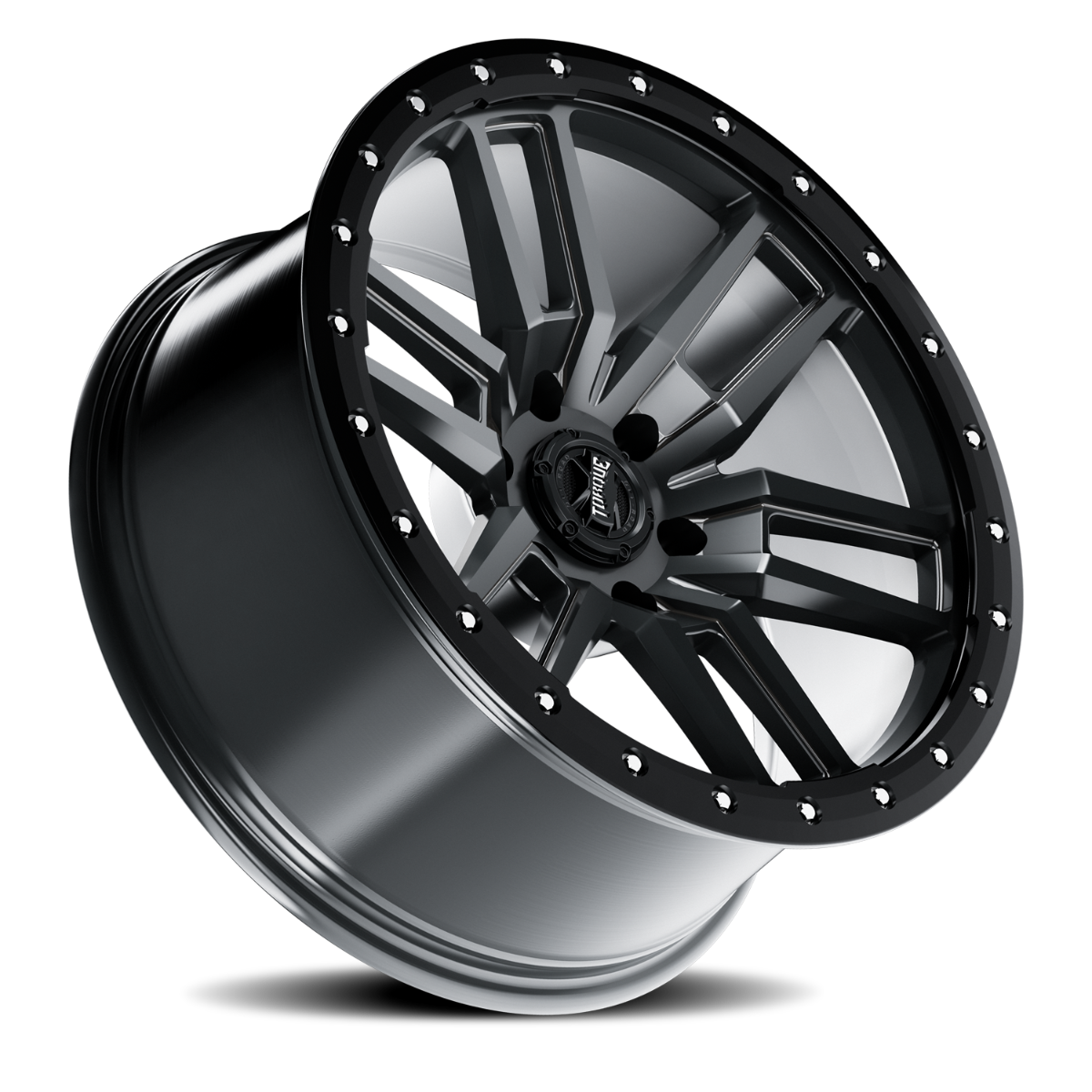 Torque Pritchett | Anthracite w/Black Lip | 17x9 | 6x5.5 | 0mm | TW411C-1790761200