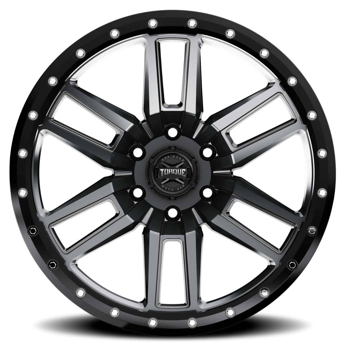 Torque Pritchett | Anthracite w/Black Lip | 17x9 | 6x5.5 | 0mm | TW411C-1790761200