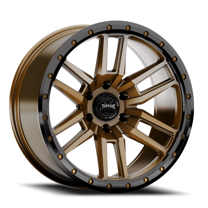Torque Pritchett | Bronze w/Black Lip | 17x9 | 6x5.5 | 0mm | TW411C-1790760700