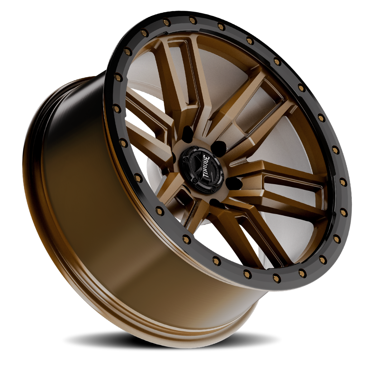 Torque Pritchett | Bronze w/Black Lip | 17x9 | 6x5.5 | 0mm | TW411C-1790760700