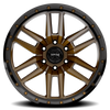 Torque Pritchett | Bronze w/Black Lip | 18x9 | 6x5.5 | -12mm | TW411C-18908407-12