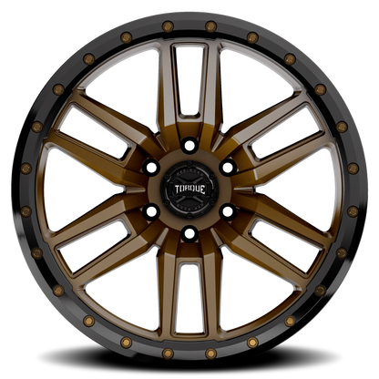 Torque Pritchett | Bronze w/Black Lip | 20x9 | 6x135 | -12mm | TW411C-20903607-12