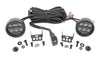 LED Light Kit | Ditch Mount | 3.5" Black Round Pair | Amber DRL | Ford Bronco (21-25) | 71078