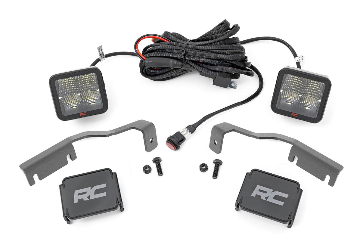 LED Light Kit | Ditch Mount | 2" Spectrum Pair | Spot | Nissan Frontier (22-25) | 81064