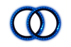 8" RGB LED Speaker Rings (Pair) | UTVS-8LSR