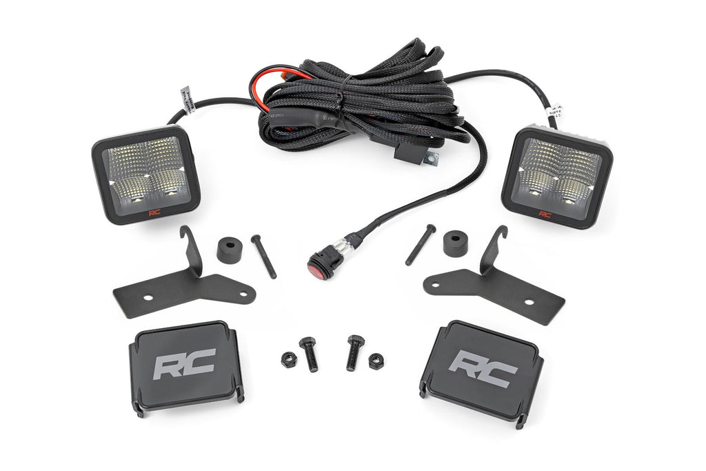 LED Light Kit | Hinge Mount | 2" Spectrum Pair | Jeep Gladiator JT/Wrangler JL (18-25) | 80052