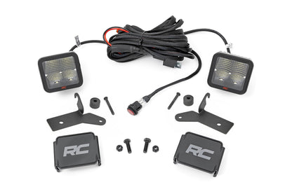 LED Light Kit | Hinge Mount | 2" Spectrum Pair | Jeep Gladiator JT/Wrangler JL (18-25) | 80052