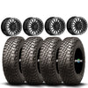 Valor Offroad V06 Beadlock Wheels (5x4.5) on BFGoodrich KM3 Tires – UTV Wheel & Tire Kit