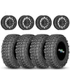 Valor V08 Beadlock 15x7 Dark Tint 5+2 4/137 & 4/156 on Gladiator X Comp 10 Ply 32x10-15