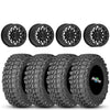 Valor V08 Beadlock 15x7 Satin Black 5+2 4/137 & 4/156 on Gladiator X Comp 10 Ply 35x10-15