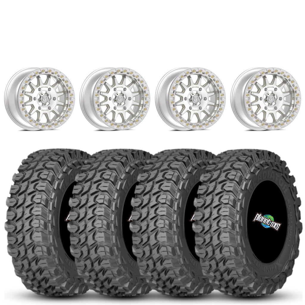 Valor V09 Beadlock 15x7 Machined 5+2 6/5.5 on Gladiator X Comp 10 Ply 35x10-15