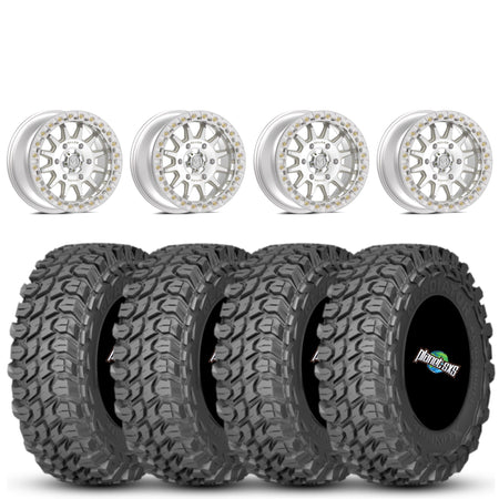Valor V09 Beadlock 15x7 Machined 5+2 6/5.5 on Gladiator X Comp 10 Ply 35x10-15