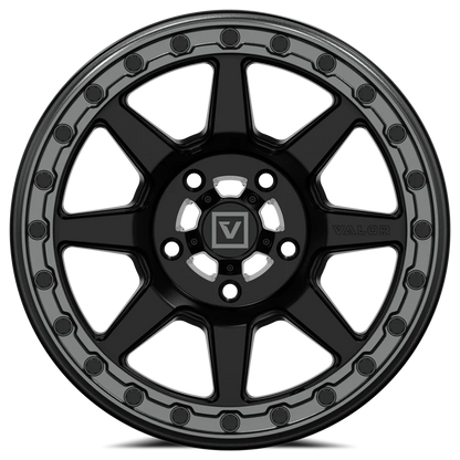 Valor V13 Satin Black Beadlock Wheels + Maxxis Roxxzilla Tires (Mounted Kit) – 15x7 | 5x4.5 Bolt Pattern | Fits RZR Pro R, Turbo R, Ranger 1500, Xpedition