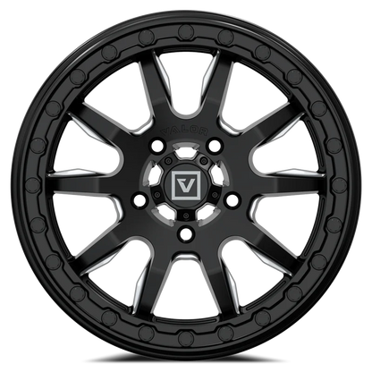 V15 Beadlock UTV Wheel Satin Black