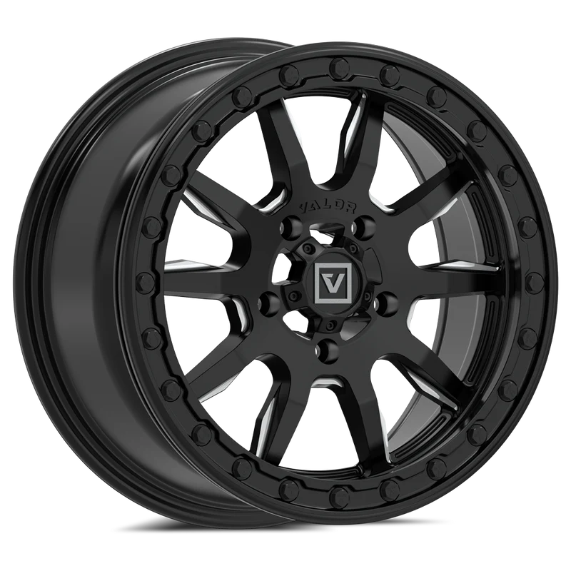 V15 Beadlock UTV Wheel Satin Black