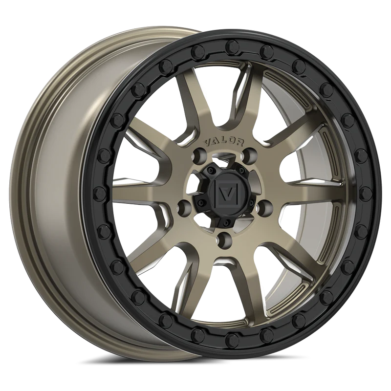 Valor V15 Satin Bronze UTV Beadlock Wheel