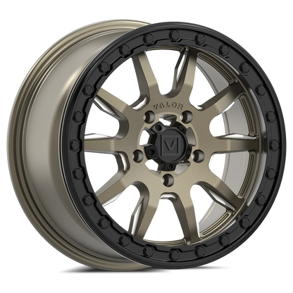 V15 Beadlock UTV Wheel Beadlock Satin Bronze