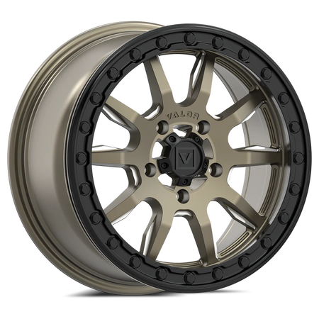 V15 Beadlock UTV Wheel Beadlock Satin Bronze