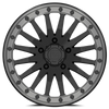Valor V06 Gloss Black Beadlock Wheels + EFX MotoCrusher Tires (Mounted Kit) – 15x8 | 5x4.5 Bolt Pattern | Fits Polaris Pro R, Turbo R, Xpedition, Ranger 1500