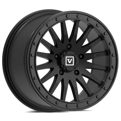 VALOR OFFROAD V06 SATIN BLACK BEADLOCKS ON HIGHLIFTER CHICANE LT