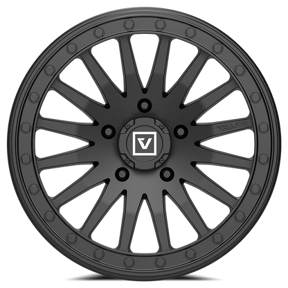 VALOR OFFROAD V06 SATIN BLACK BEADLOCKS ON HIGHLIFTER CHICANE LT