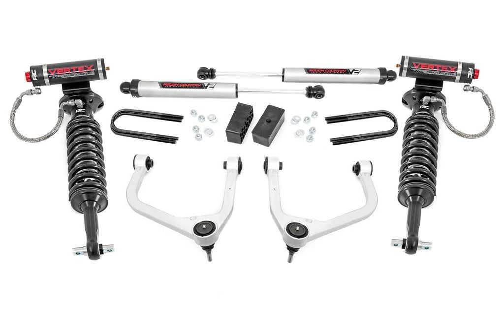 3.5 Inch Lift Kit | Mono Leaf Rear | Vertex/V2 | GMC Sierra 1500 2WD/4WD (2019-2025 & Classic) | 28857