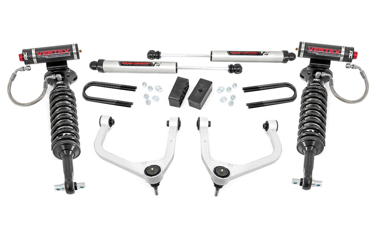3.5 Inch Lift Kit | Mono Leaf Rear | Vertex/V2 | GMC Sierra 1500 2WD/4WD (2019-2025 & Classic) | 28857