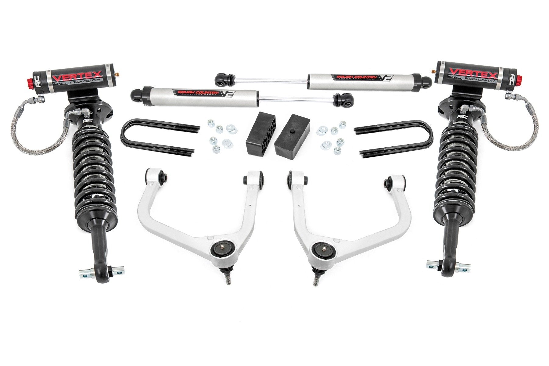3.5 Inch Lift Kit | Mono Leaf Rear | Vertex/V2 | GMC Sierra 1500 2WD/4WD (2019-2025 & Classic) | 28857