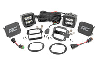 LED Light Kit | Fog Mount | 2" Black Pair | Jeep Wrangler JK/Wrangler Unlimited (10-18) | 70630