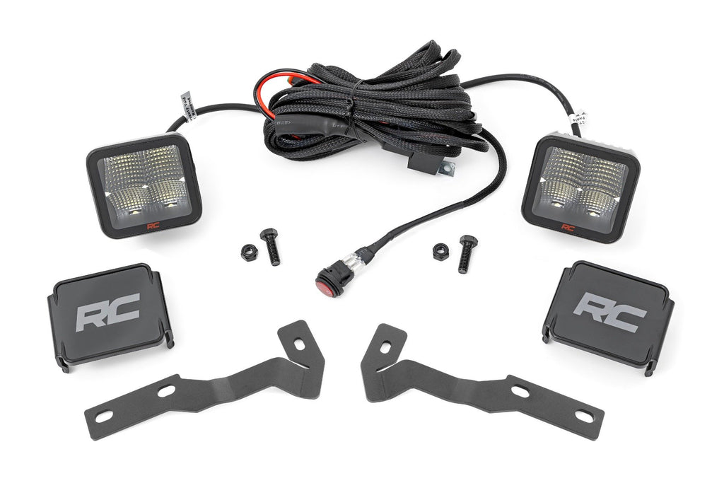 LED Light Kit | Ditch Mount | 2" Spectrum Pair | Spot | Toyota Tacoma (16-23) | 81080
