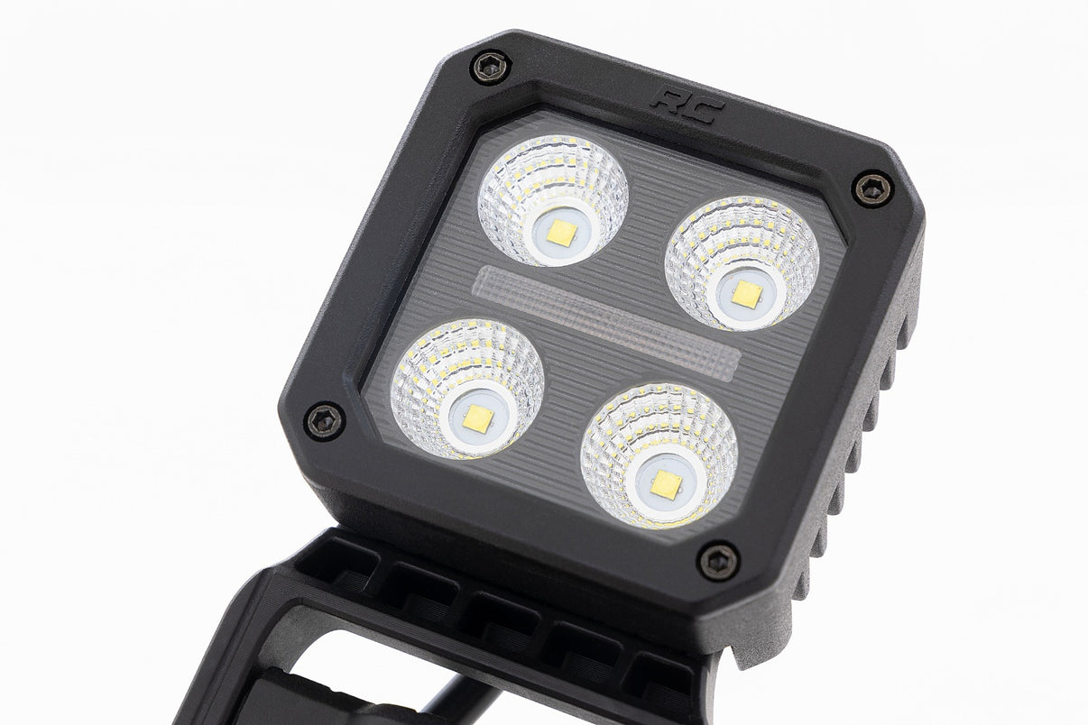 Black Series LED Light Pair | 2 Inch | Flood | Swivel Mount | 70802