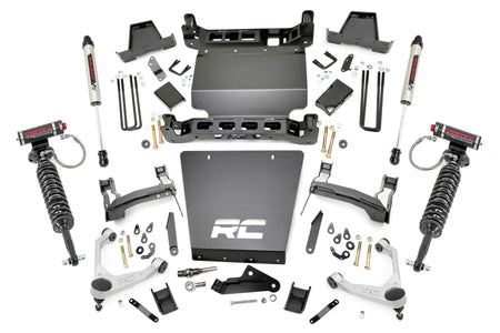 7 Inch Stamped Steel LCA Lift Kit | Forged UCA | Bracket | Vertex/V2 Shks | Chevy/GMC 1500 (16-18) | 11657