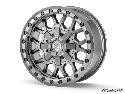 Super ATV MADLock Satin Gunmetal beadlock on Maxxis Roxxilla | 4/137