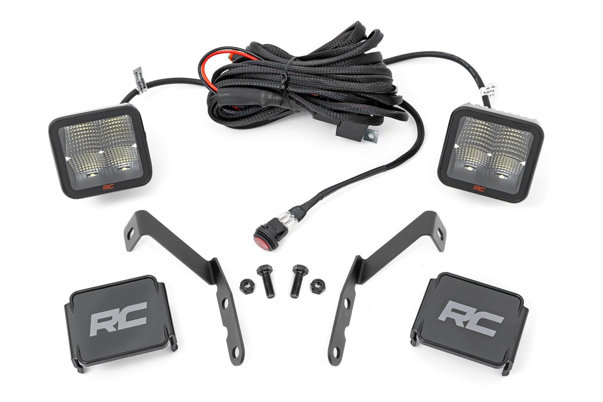 LED Light Kit | Ditch | 2" Spectrum Pair | Spot | Chevy 1500 & Chevy/GMC 2500HD/3500HD (07-14) | 82059