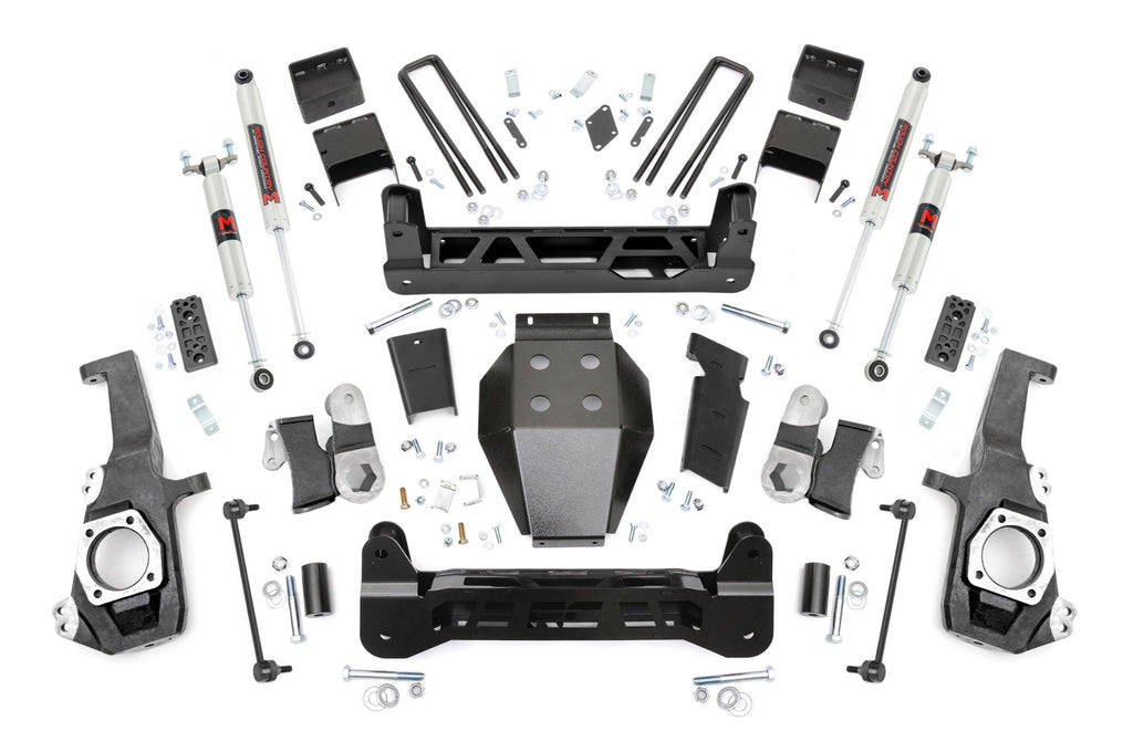 Rough Country | 5 Inch Lift Kit | NTD | M1 | w/ Overloads | Chevy/GMC 2500HD/3500HD (20-26) | 110840