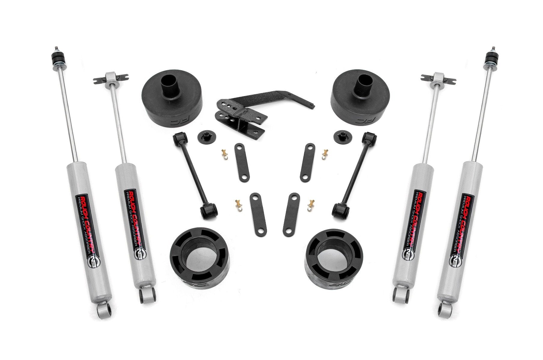 2.5 Inch Lift Kit | Spacers | N3 | Jeep Wrangler JK/Wrangler Unlimited  (07-18) | 65730