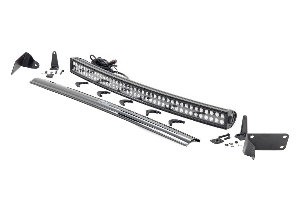 LED Light Kit | Bumper Mount | 40" Black Dual Row | Ram 2500/3500 4WD (10-18) | 70570B