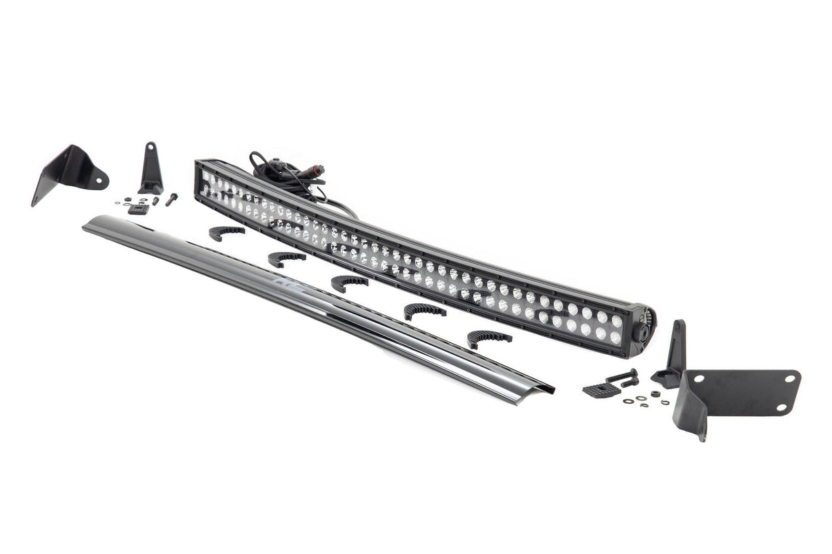 LED Light Kit | Bumper Mount | 40" Black Dual Row | Ram 2500/3500 4WD (10-18) | 70570B