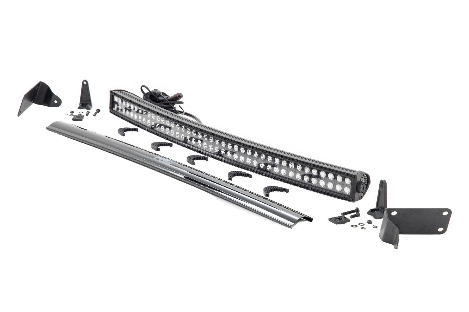 LED Light Kit | Bumper Mount | 40" Black Dual Row | Ram 2500/3500 4WD (10-18) | 70570B