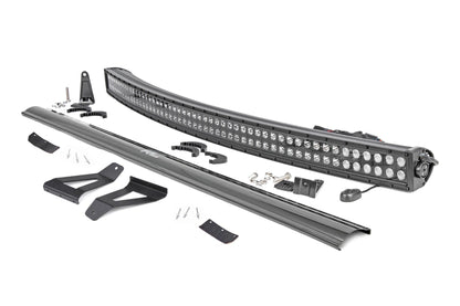 LED Light Kit | Windshield Mount | 50" BLK Dual Row | Jeep Cherokee XJ (84-01) | 70072