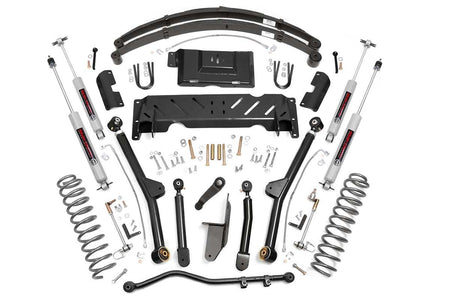 4.5 Inch Lift Kit | Long Arm | RR Leafs | Jeep Cherokee XJ 4WD (1984-2001) | 68622
