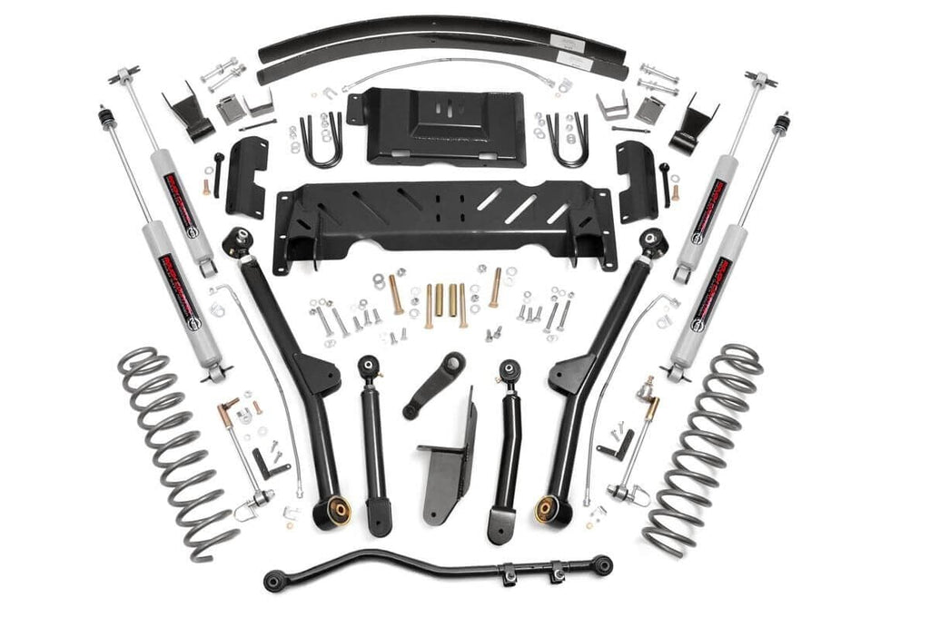 4.5 Inch Lift Kit | Long Arm | RR AAL | NP231 | Jeep Cherokee XJ 4WD (84-01) | 68922
