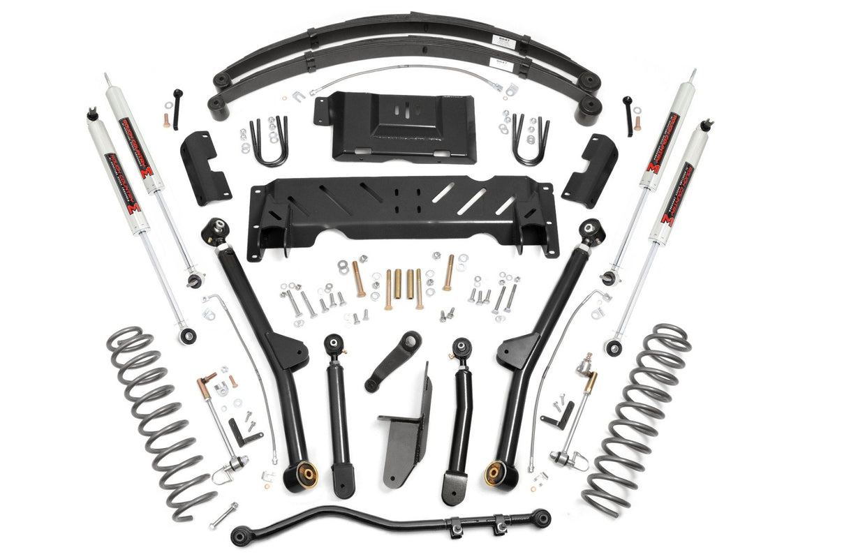 4.5 Inch Lift Kit | Long Arm | RR Leafs | NP242 | M1 | Jeep Cherokee XJ (84-01) | 61740