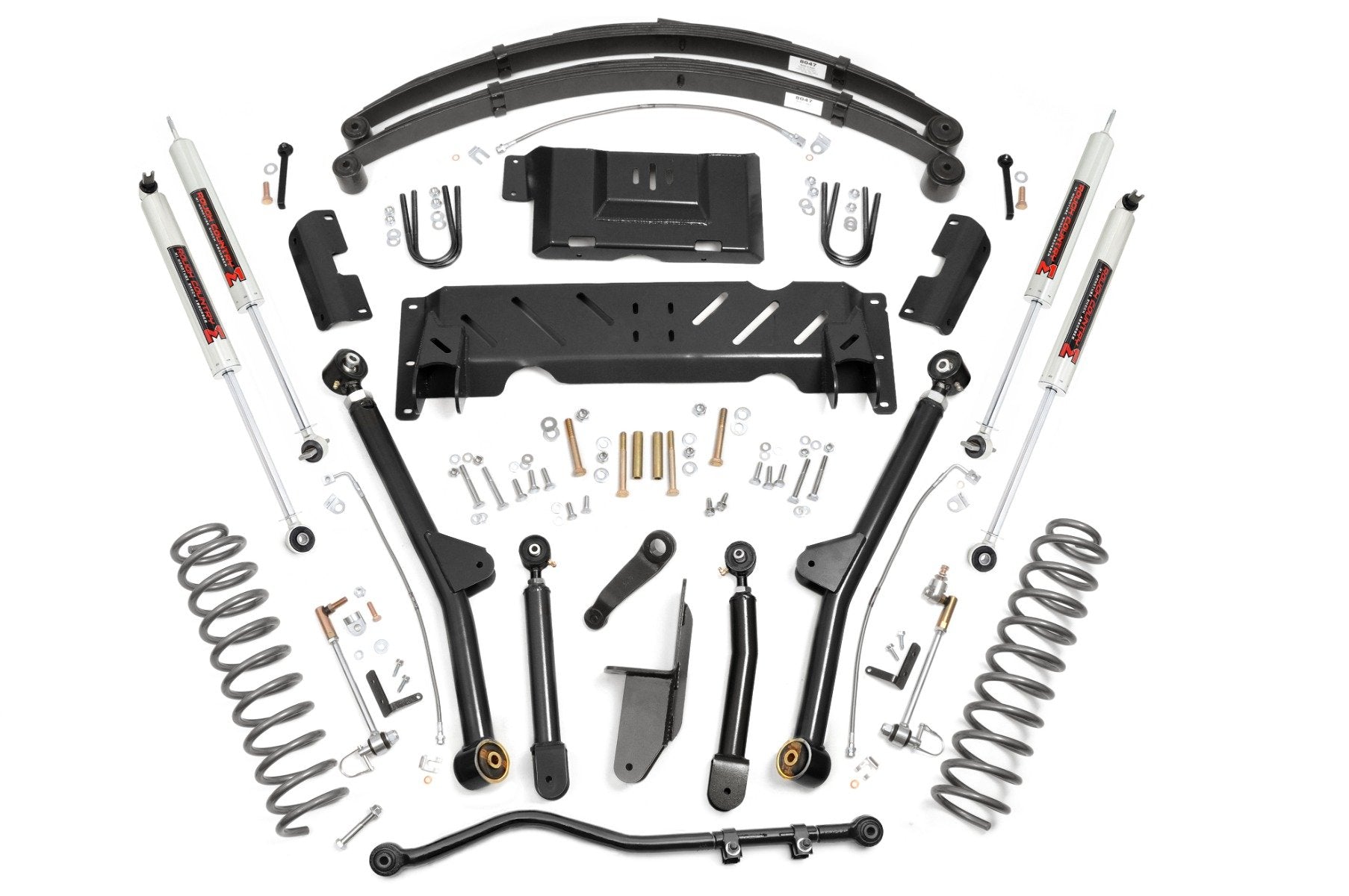 4.5 Inch Lift Kit | Long Arm | RR Leafs | NP242 | M1 | Jeep Cherokee XJ (84-01) | 61740
