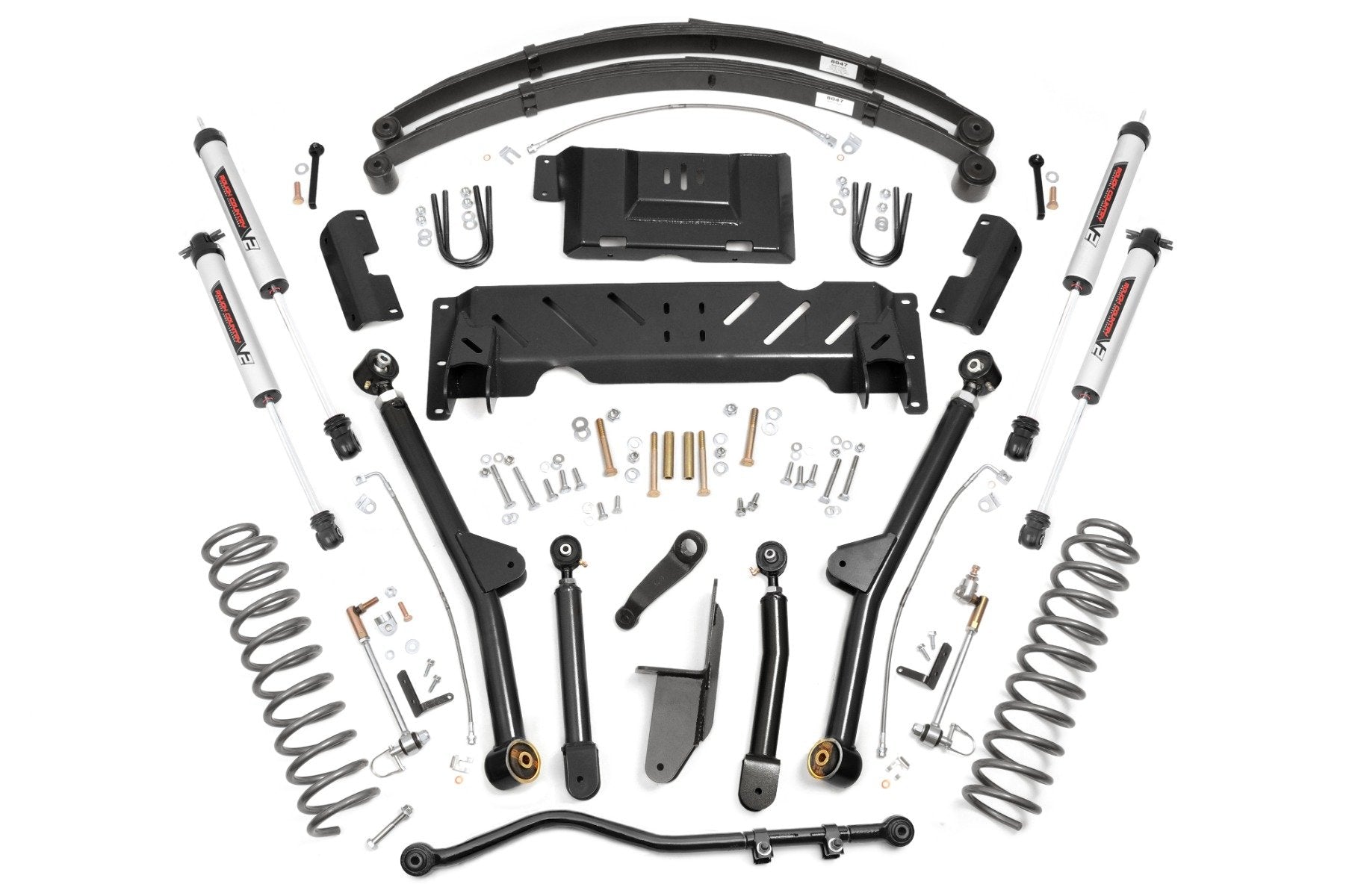 4.5 Inch Lift Kit | Long Arm | RR Leafs | V2 | Jeep Cherokee XJ 4WD (84-01) | 68670