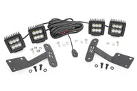 LED Light Kit | Ditch Mount | Dual 2" Black Pairs | Spot | Toyota Tundra (14-21) | 70835