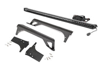 LED Light | Windshield Mnt | 50" Black Single Row | White DRL | Jeep Wrangler TJ (97-06) | 70588BLDRL