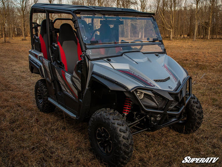 Yamaha Wolverine X4 850 Scratch Resistant Flip Windshield